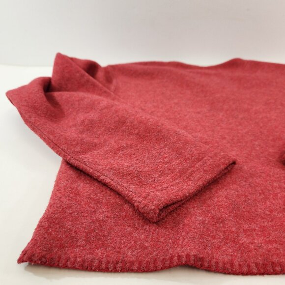 Real Clothes Red Cardigan Sweater w/ Pockets Red Size Small Vtg - Picture 9 of 9